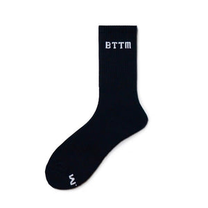 Crew Sock - Black Bttm