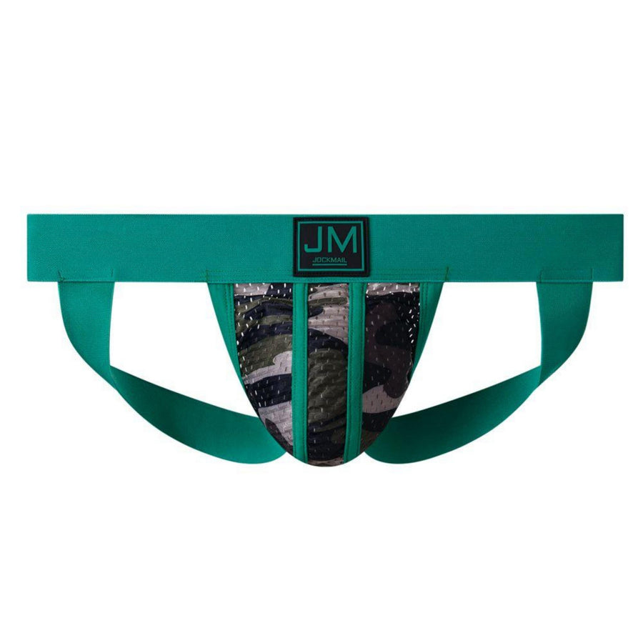 JM233 Green Mens Jockstrap