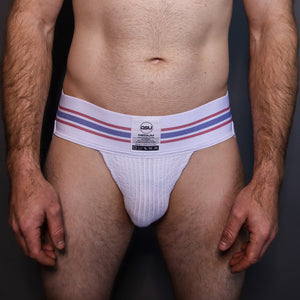 DSU Classic White Jockstrap