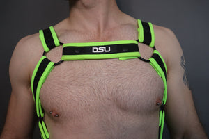 BOLD Harness & Jock Bundle - Neon Green + FREE Socks