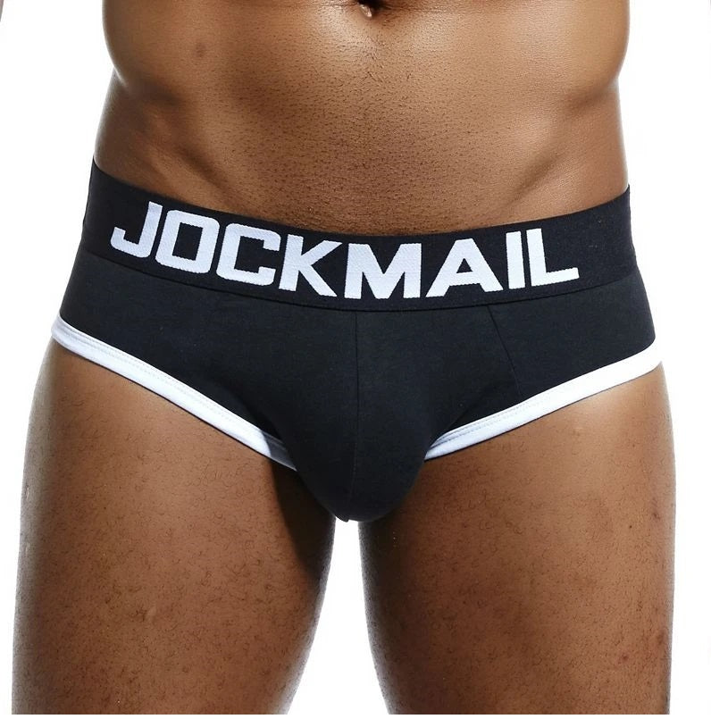 JM307 Black Mens Backless Briefs Down South Undies