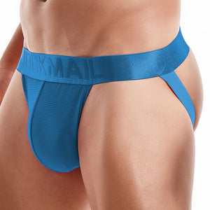 JM243 Blue Mens Jockstrap