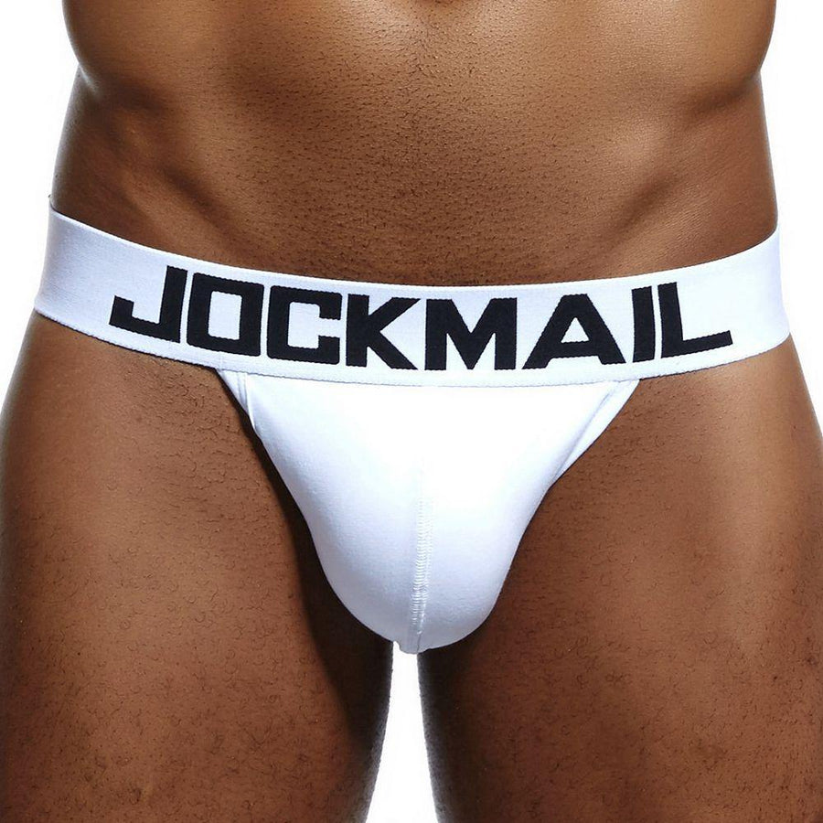 JM204 White Mens Jockstrap - Down South Undies